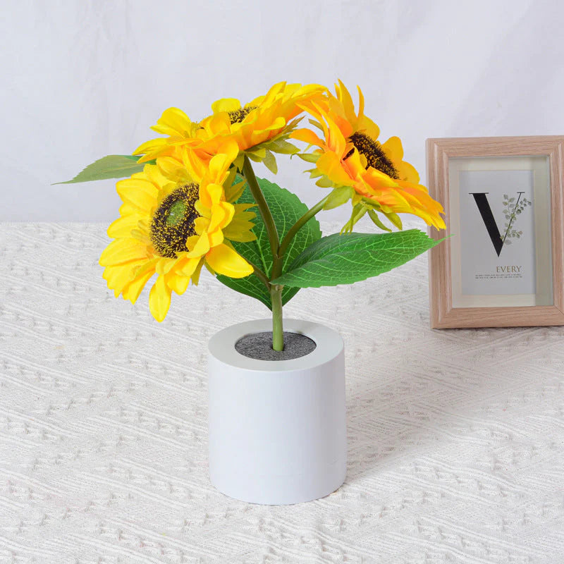 SoleaLume™ – Lampe de Table Tournesol Créative