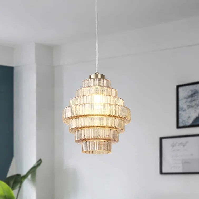 Clartis™ – Suspension Élégante au Design Verrier