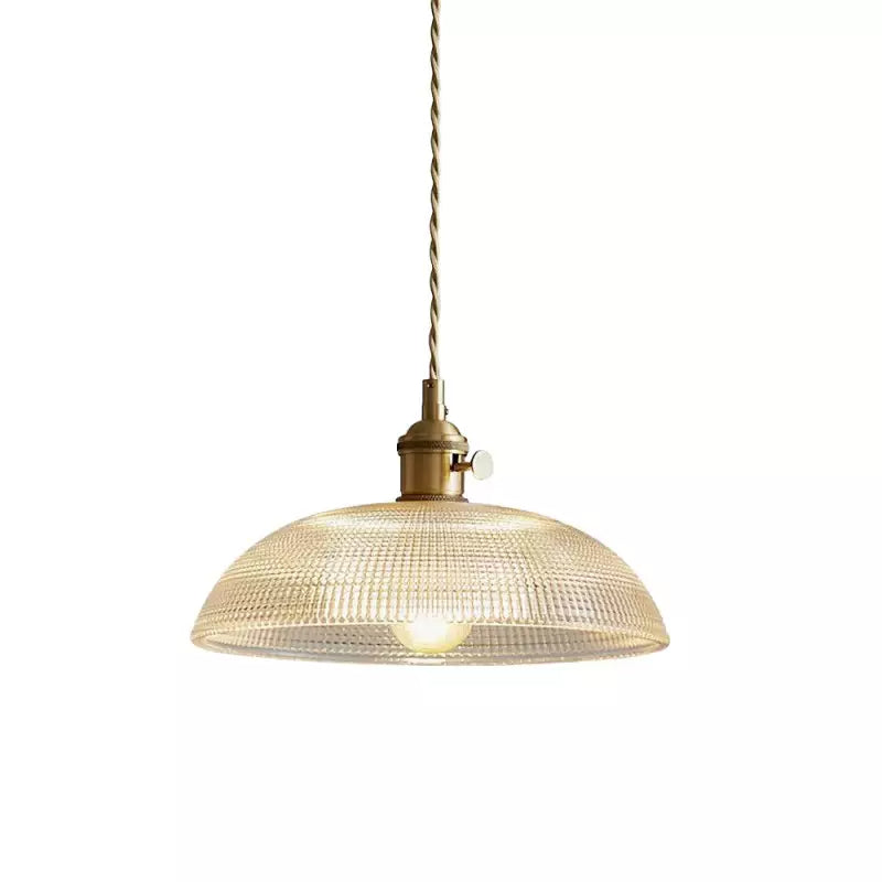 VerreBol™ – Suspension Moderne en Verre Forme Coupelle