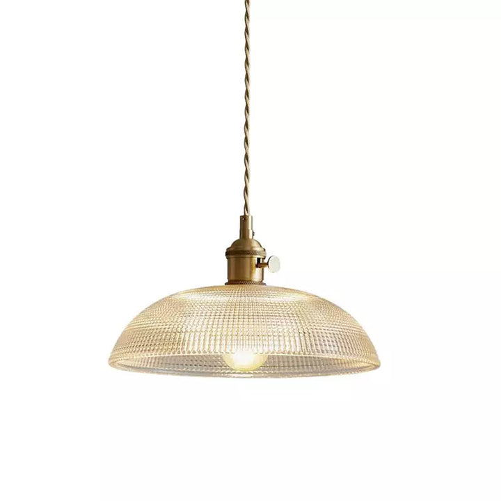 VerreBol™ – Suspension Moderne en Verre Forme Coupelle