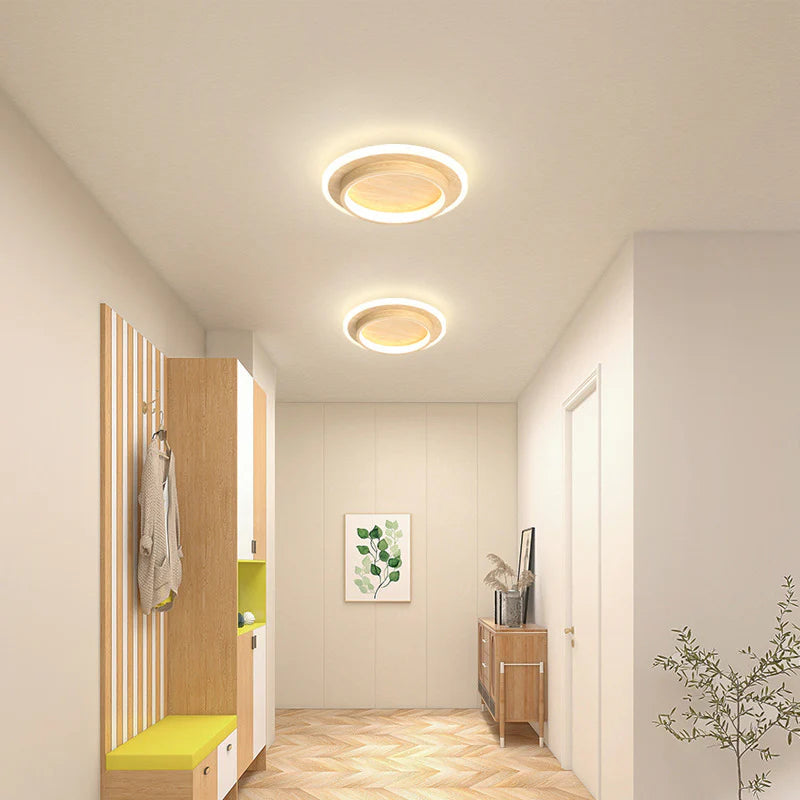 HaloMétal™ – Luminaire Rond Design en Métal et Acrylique