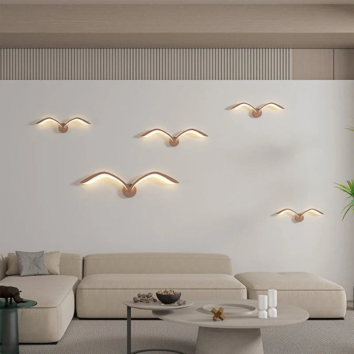 Lueur Boréale™ – Applique LED Oiseau Style Scandinave