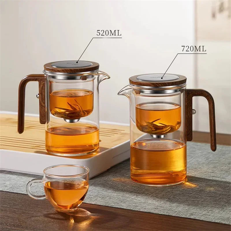 PureTea™ – Théière en Verre avec Filtre, 520 ml