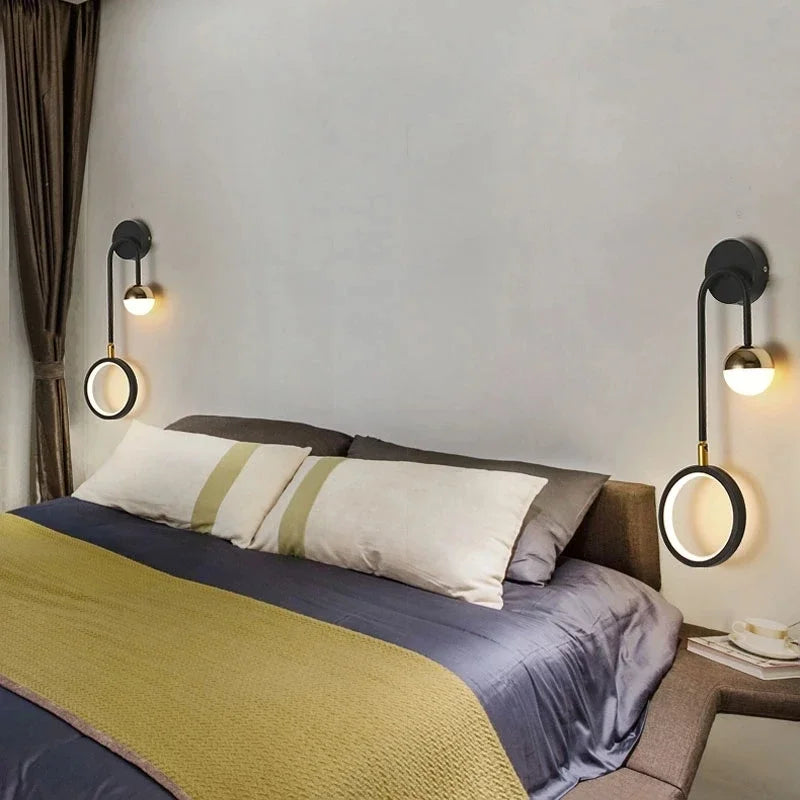 AuraMur™ – Applique LED Murale en Forme de Cercle