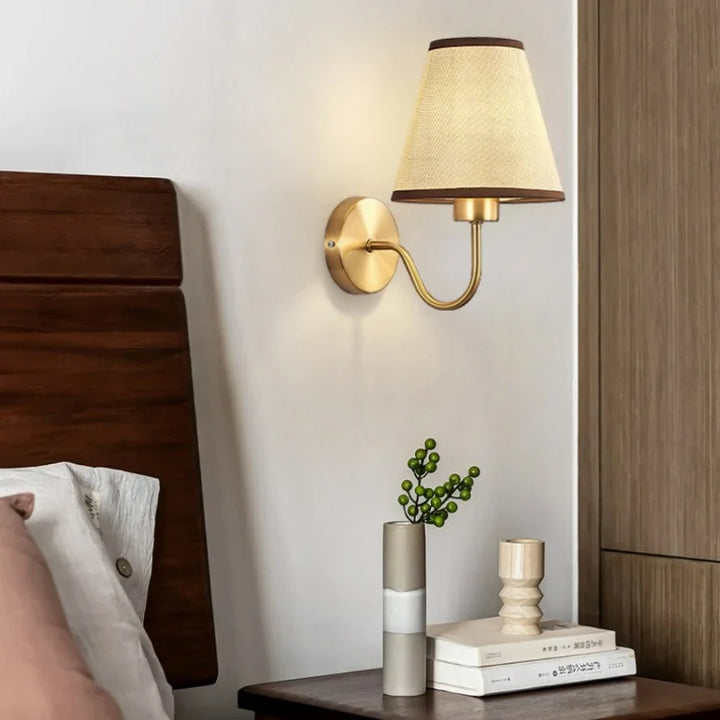 ScandiSoft™ – Éclairage Mural Scandinave en Lin Naturel