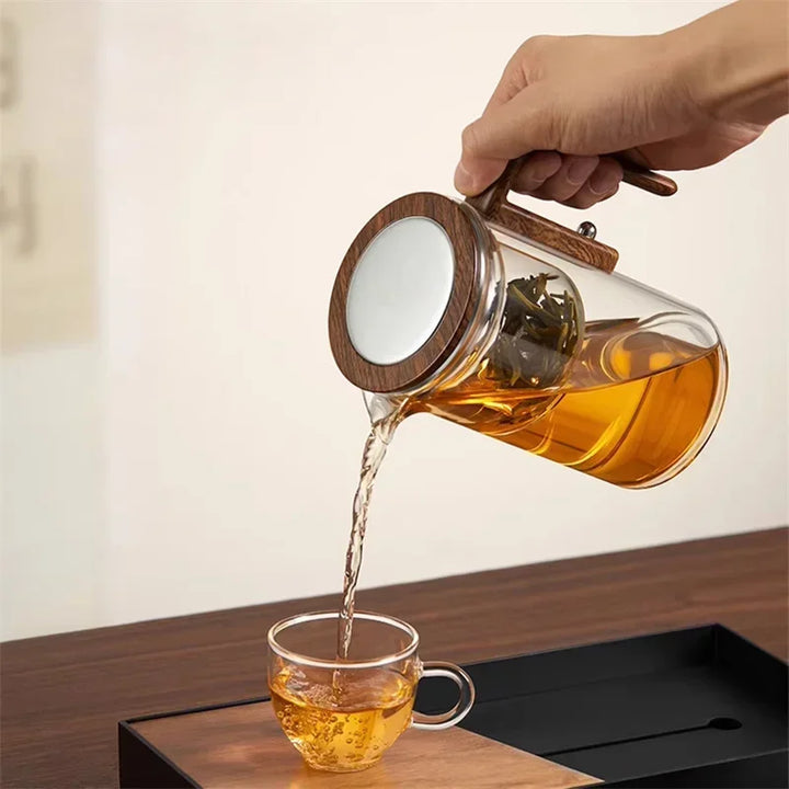 PureTea™ – Théière en Verre avec Filtre, 520 ml