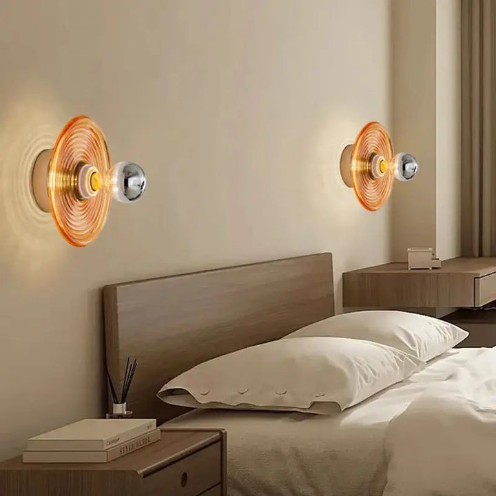 Ondea™ – Applique Murale LED en Verre Sculpté
