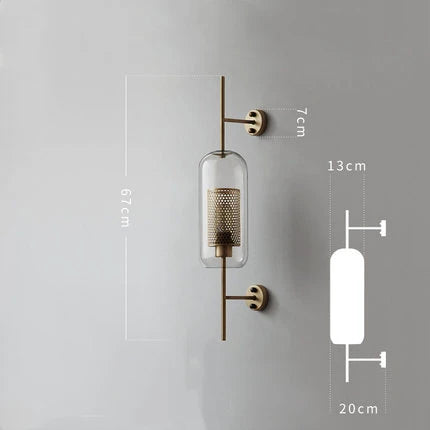 ÉclatModerne™ – Applique en Verre au Design Minimaliste