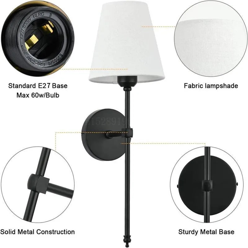 MetroLume™ – Élégance Murale LED à l’Américaine