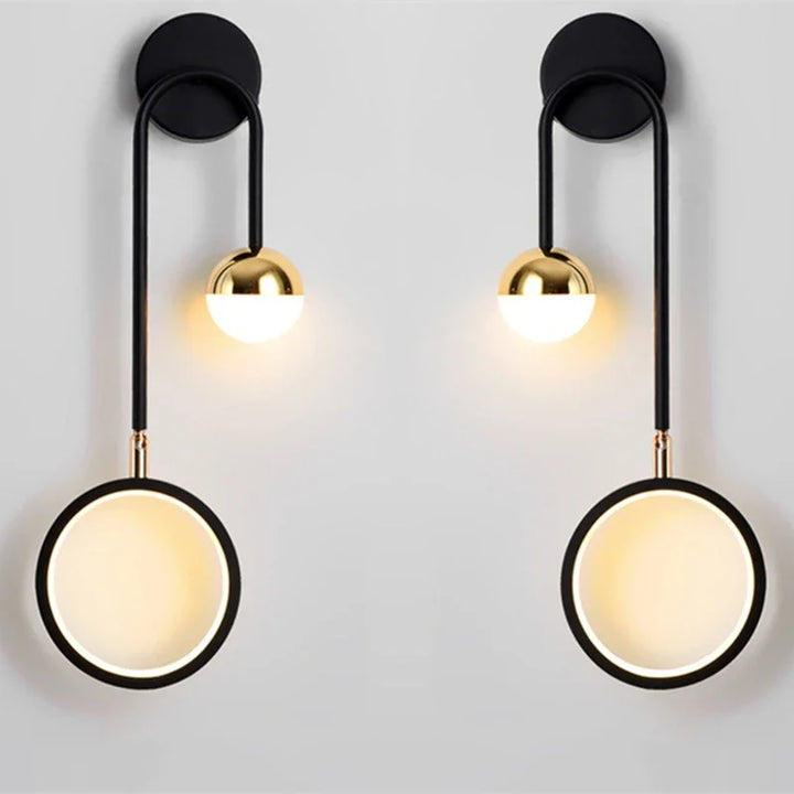 AuraMur™ – Applique LED Murale en Forme de Cercle