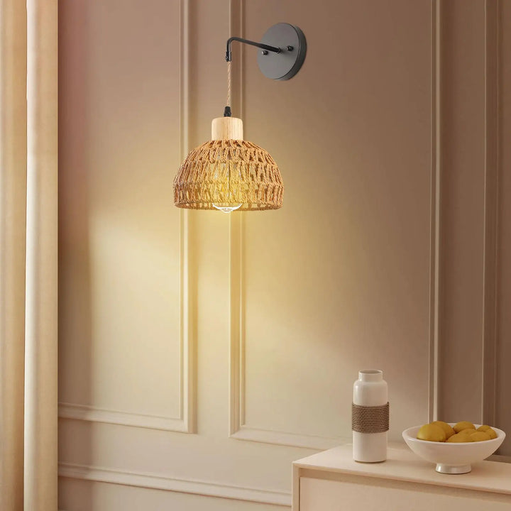 TresséLuxe™ – Éclairage Mural Naturel & Fait Main