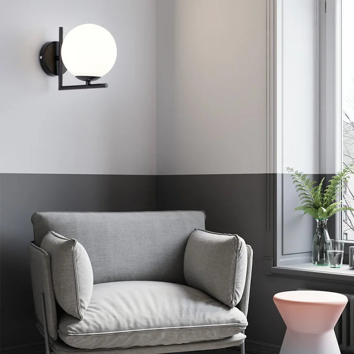LumiBoule™ – Applique LED Scandinave Minimaliste