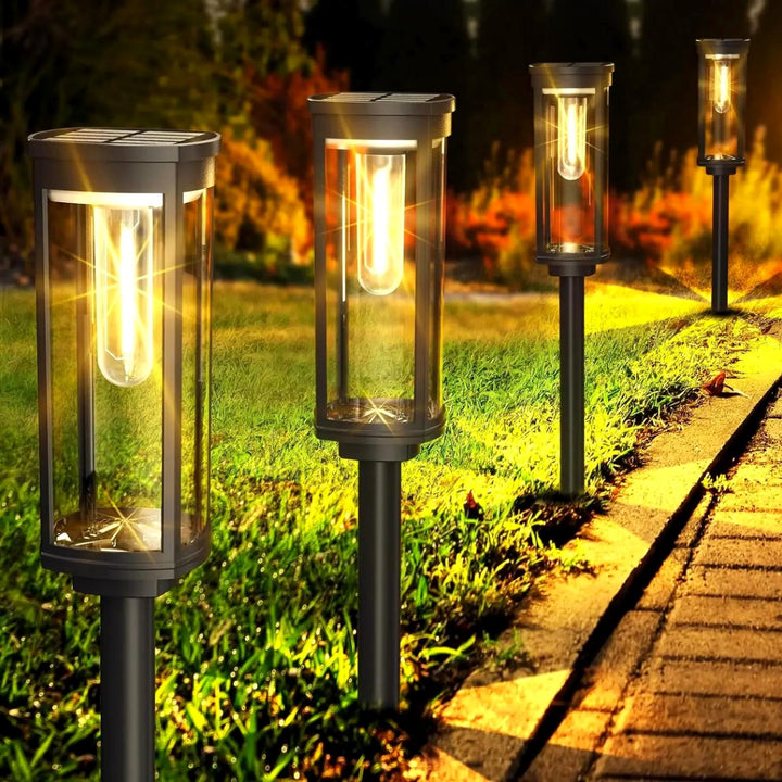 ÉclatSolaire™ – Lampe de Jardin Élégante à Énergie Solaire