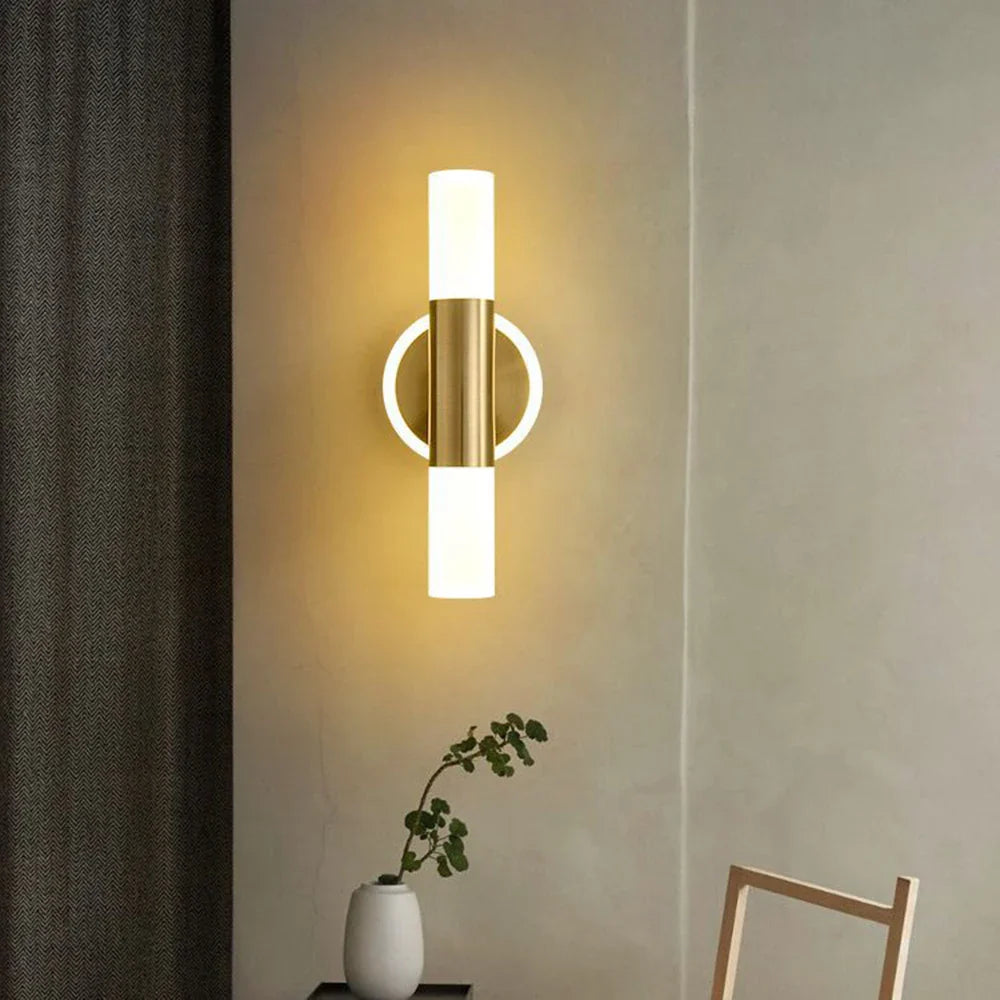 TwinBeam™ – Luminaire Mural Minimaliste à Double Faisceau
