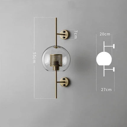 ÉclatModerne™ – Applique en Verre au Design Minimaliste