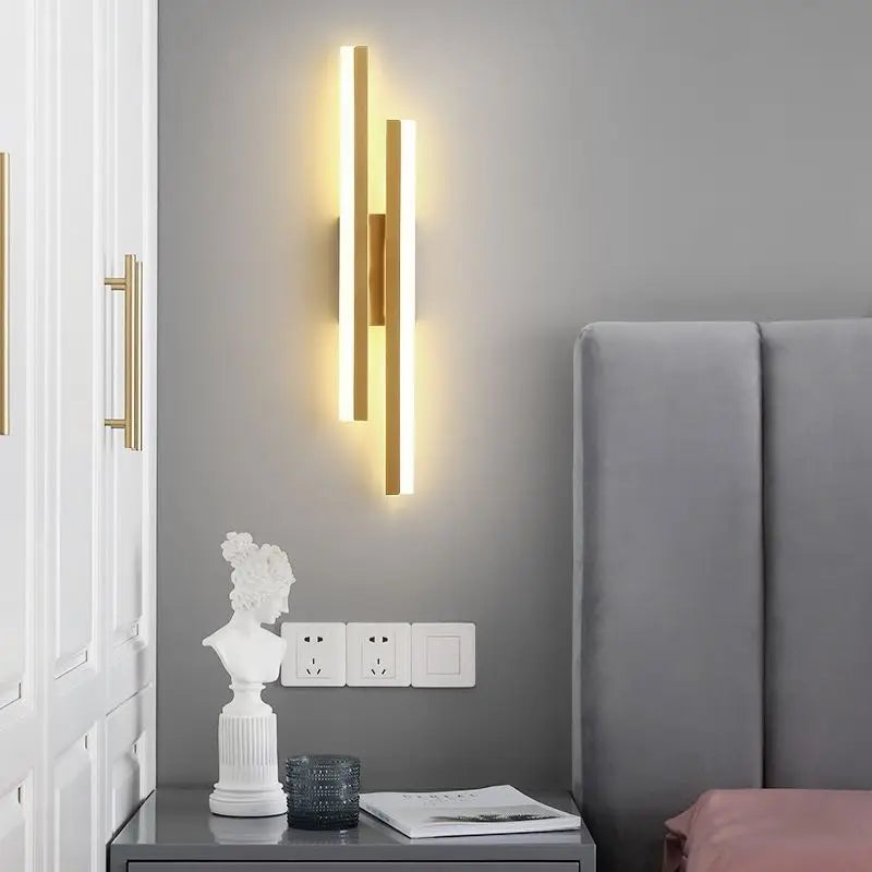 BiLume™ – Applique Murale Contemporaine à Double Barre