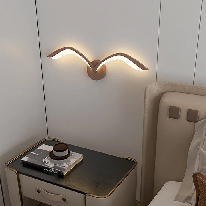 Lueur Boréale™ – Applique LED Oiseau Style Scandinave