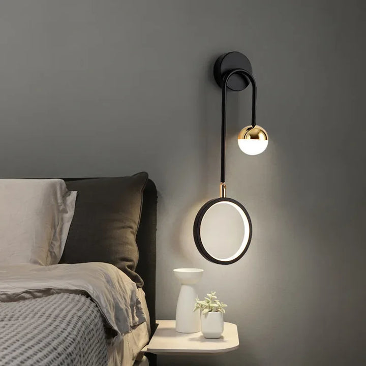 AuraMur™ – Applique LED Murale en Forme de Cercle