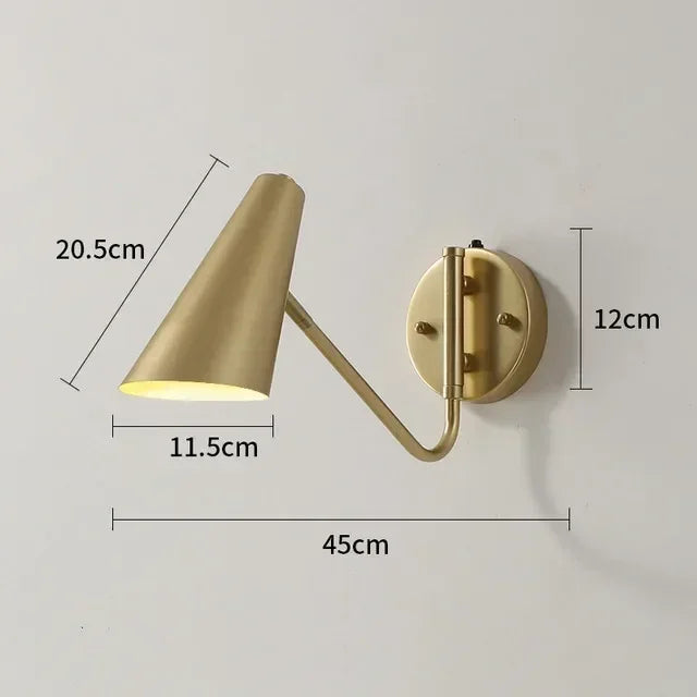 NordiSwing™ – Lampe Murale Articulée au Design Moderne
