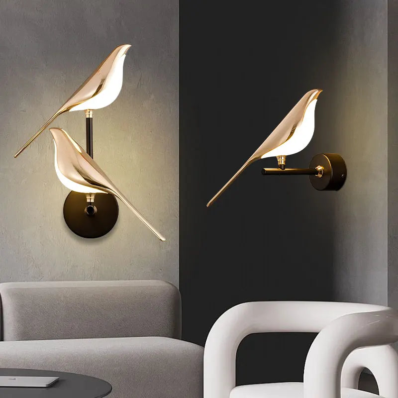 AileLumière™ – Applique Murale Oiseau LED Orientable