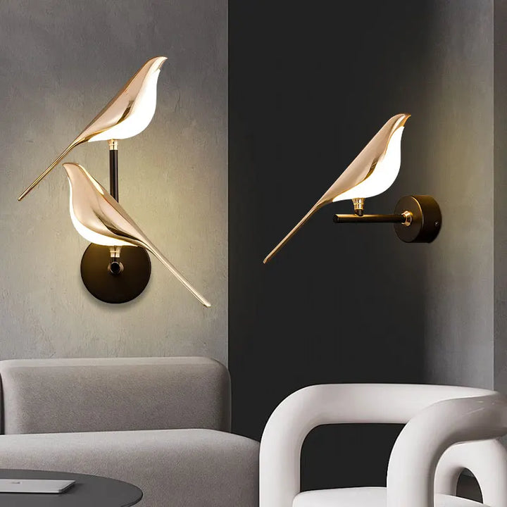 AileLumière™ – Applique Murale Oiseau LED Orientable
