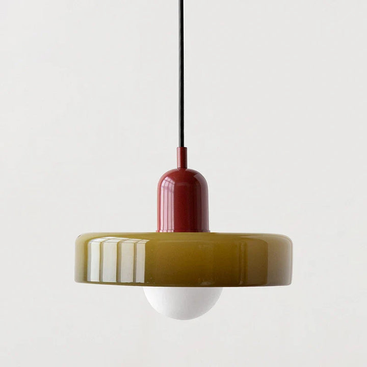 LumiModèle™ – Suspension Géométrique en Verre et LED