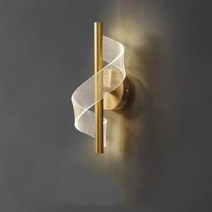 AuroraTwist™ – Applique LED Ajustable Scandinave