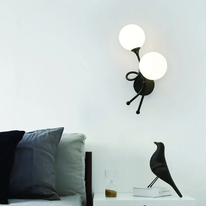 Clarté Boréale™ – Applique en Verre au Style Scandinave