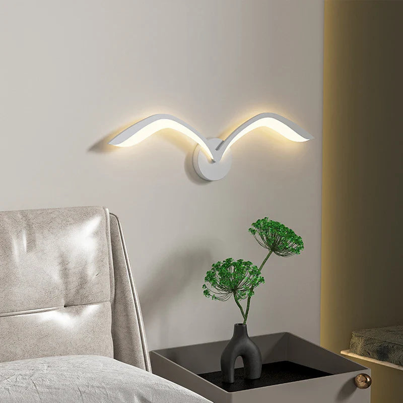 Lueur Boréale™ – Applique LED Oiseau Style Scandinave