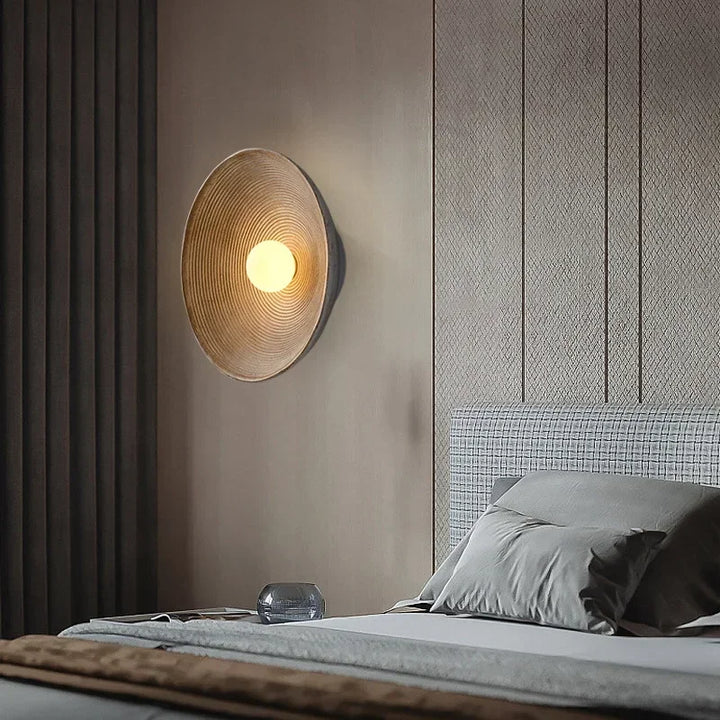 LumiRétro™ – Applique Murale Ronde au Charme Nordique