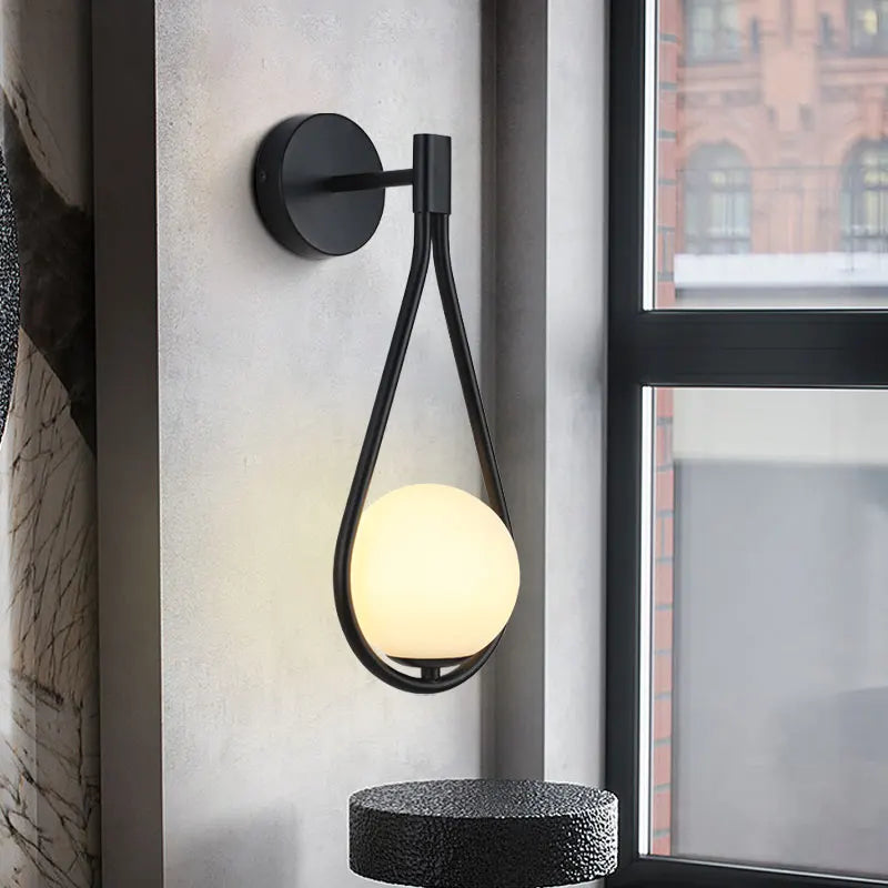 VerreLuna™ – Applique LED Suspendue au Style Aérien