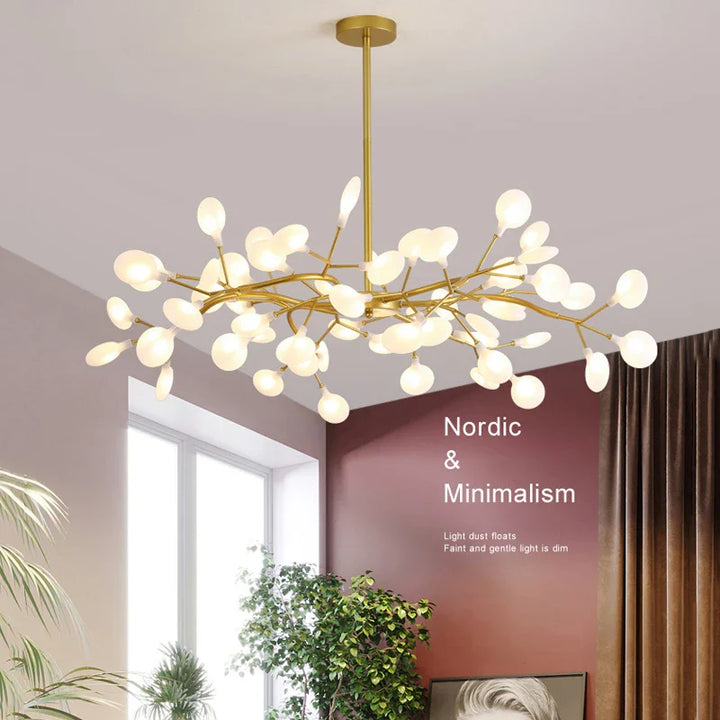 BrancheLumi™ – Lustre Créatif en Acrylique pour Salon