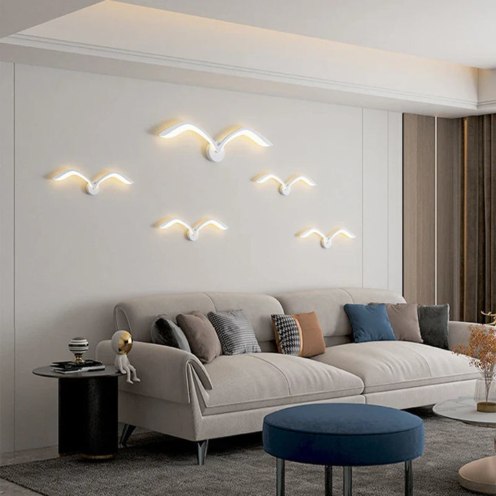 Lueur Boréale™ – Applique LED Oiseau Style Scandinave