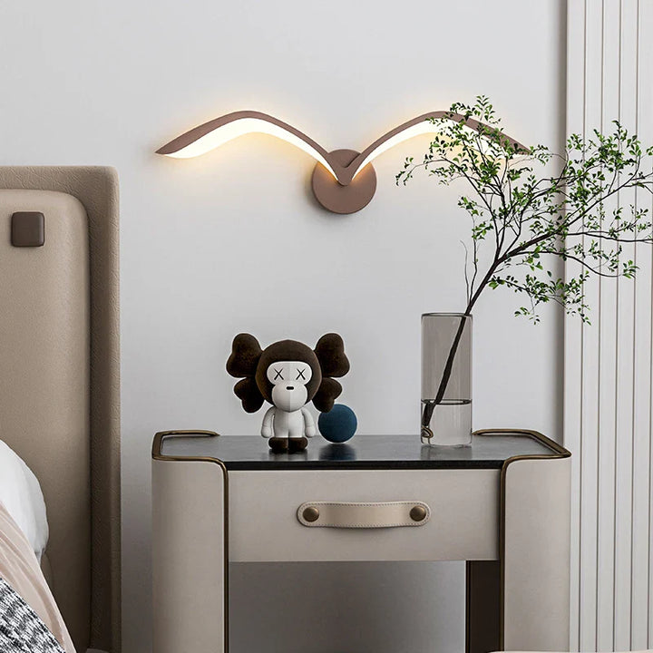 Lueur Boréale™ – Applique LED Oiseau Style Scandinave
