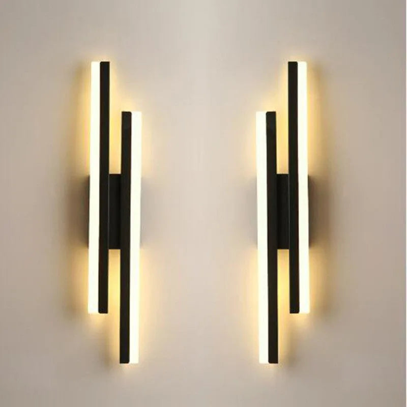 BiLume™ – Applique Murale Contemporaine à Double Barre