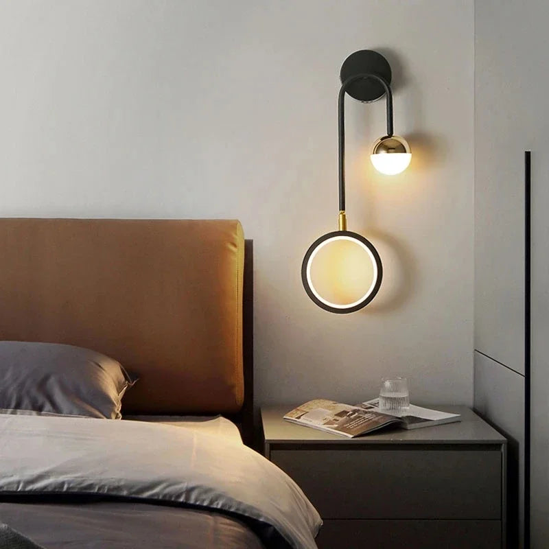 AuraMur™ – Applique LED Murale en Forme de Cercle