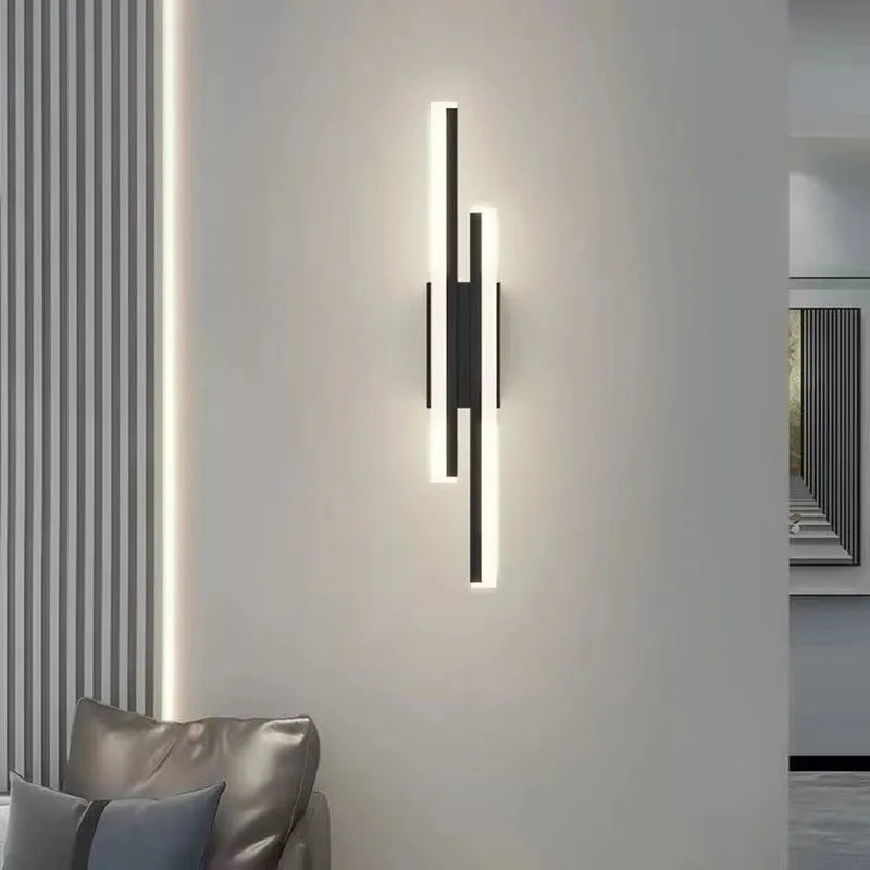 BiLume™ – Applique Murale Contemporaine à Double Barre