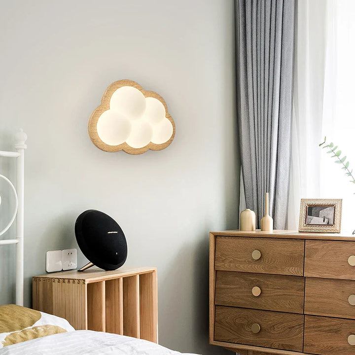 CâlinCiel™ – Veilleuse Murale Nuage pour Chambre d’Enfant