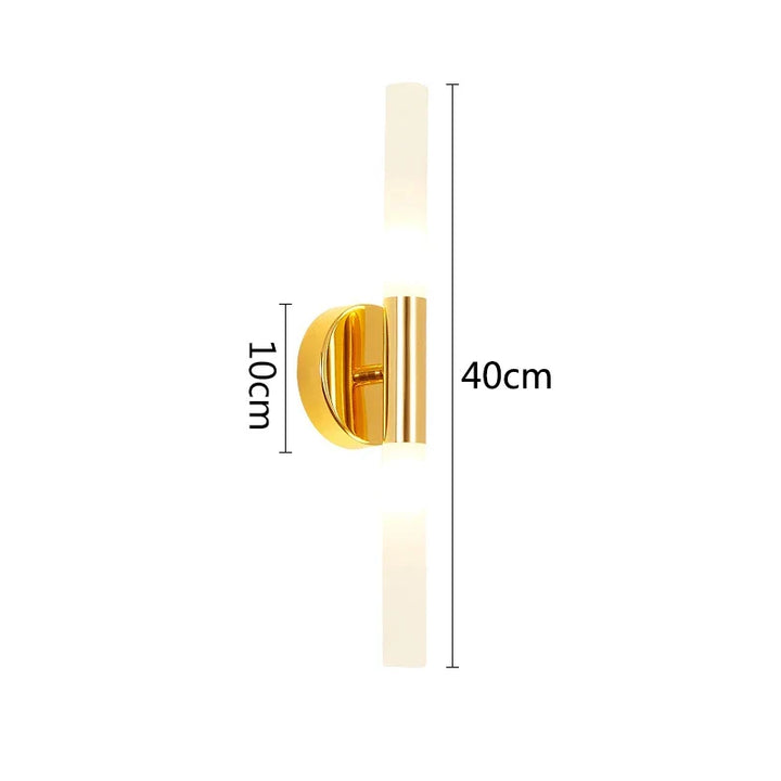 LineaMetal™ – Applique Murale Design en Métal Brossé