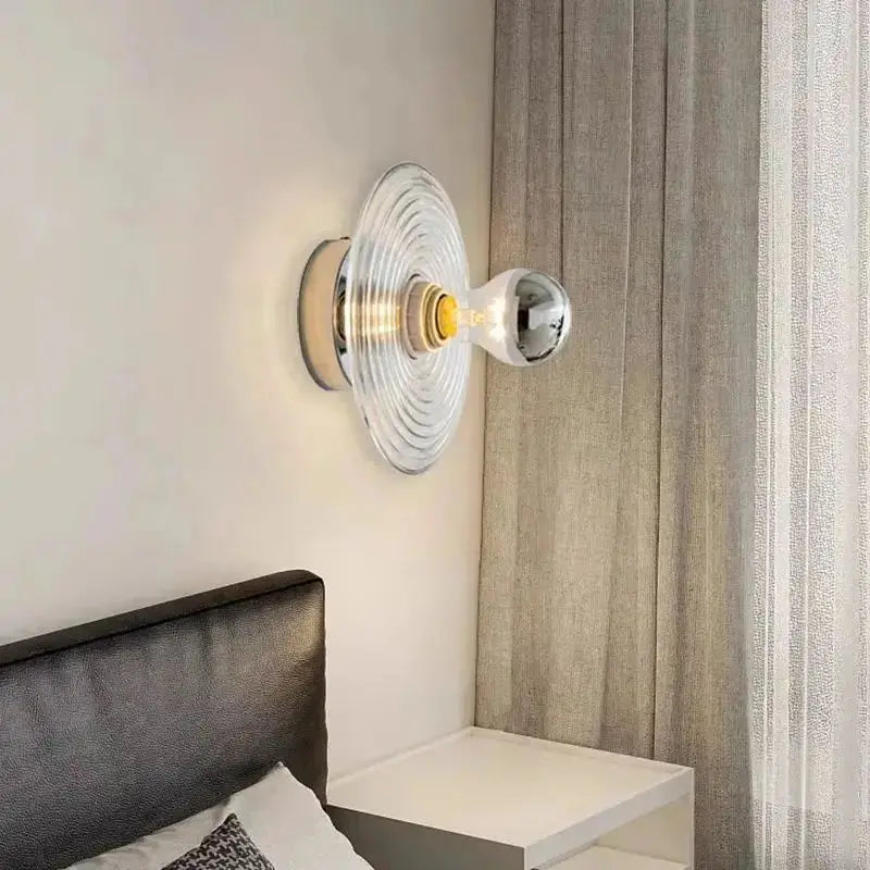 Ondea™ – Applique Murale LED en Verre Sculpté
