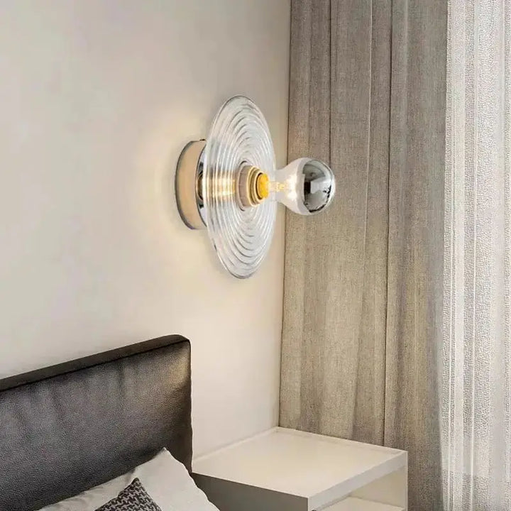 Ondea™ – Applique Murale LED en Verre Sculpté