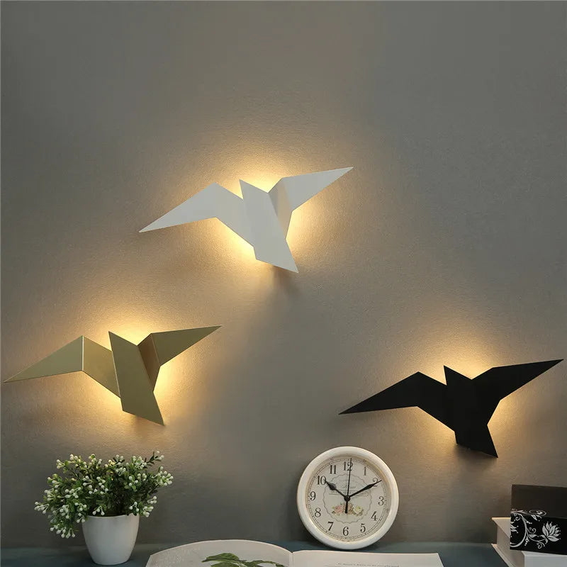 LumiOiseau™ – Applique Murale Poétique et Moderne