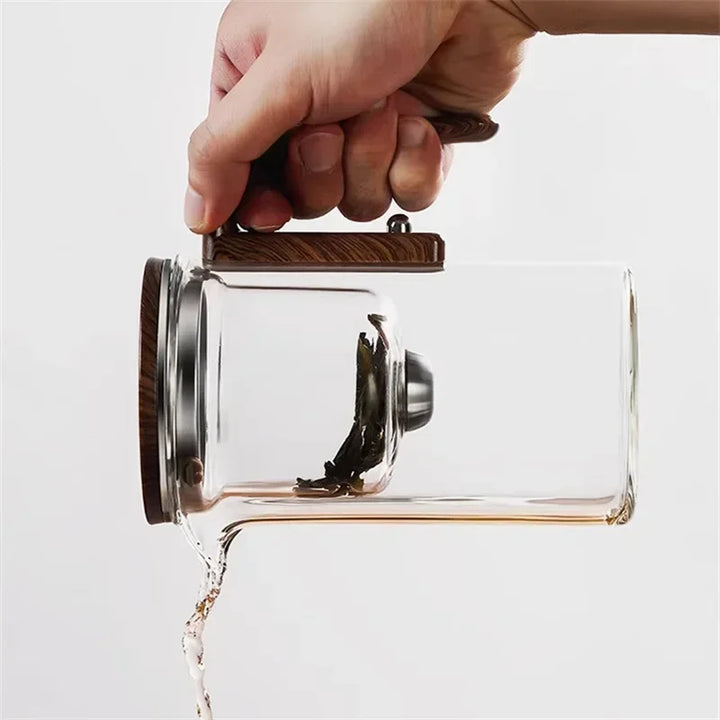 PureTea™ – Théière en Verre avec Filtre, 520 ml