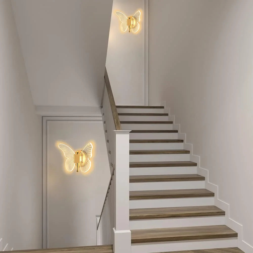 Papilluxe™ – Lumière Murale Élégante en Forme de Papillon