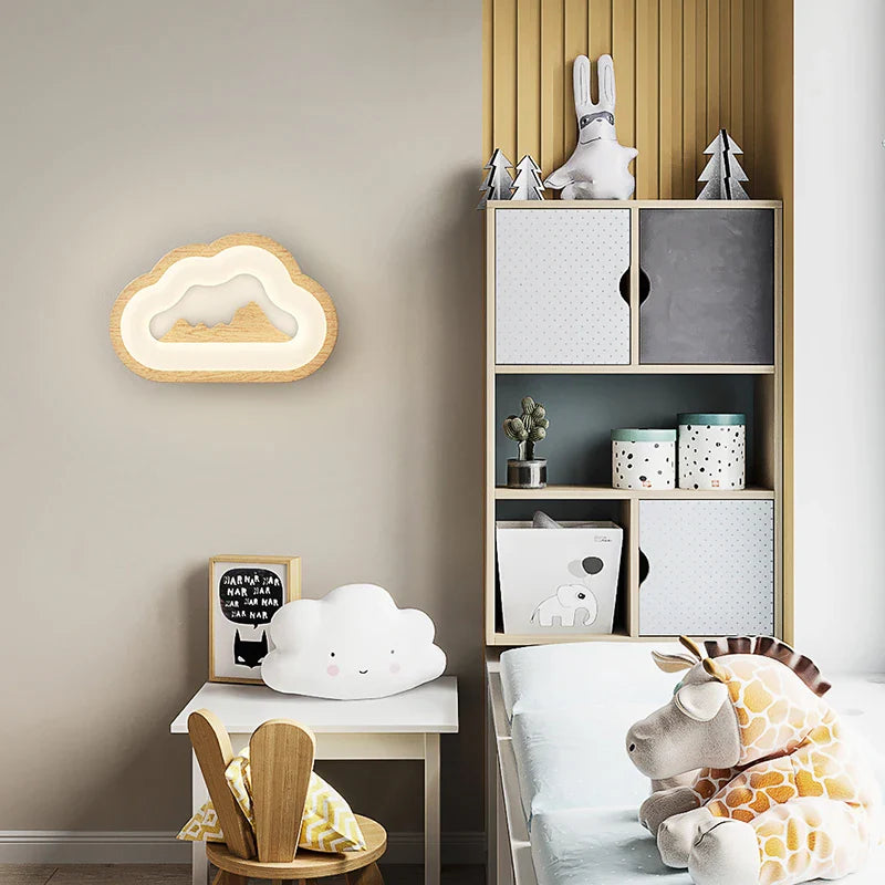 CâlinCiel™ – Veilleuse Murale Nuage pour Chambre d’Enfant