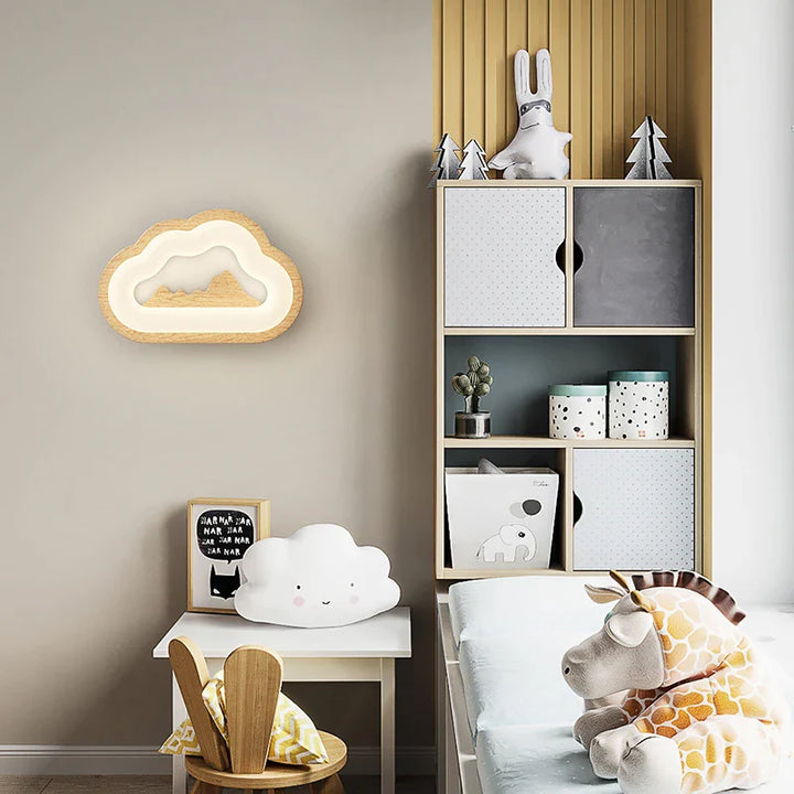 CâlinCiel™ – Veilleuse Murale Nuage pour Chambre d’Enfant