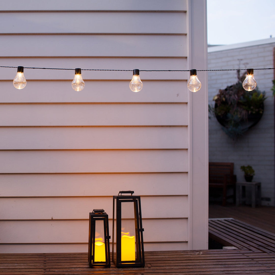 ÉclatCarnaval™ – Guirlande LED Blanche Solaire Guinguette
