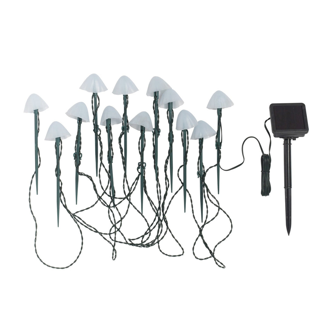 Set de 12 Mini Champignons Solaires d’Extérieur