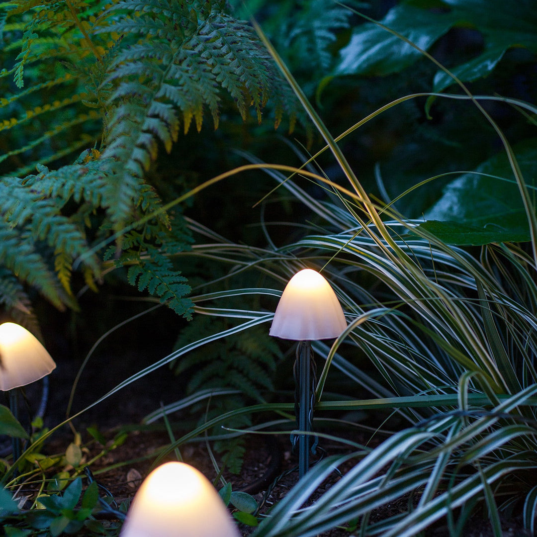 Set de 12 Mini Champignons Solaires d’Extérieur