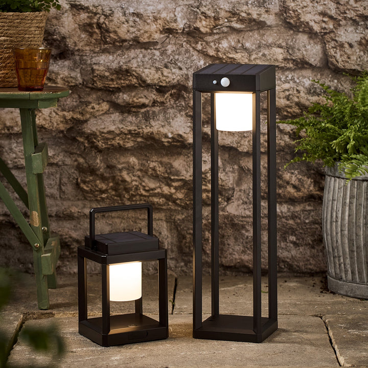 LumiMilan™ Lanterne Solaire Classique Noire
